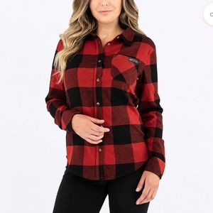FXR Timber Flannel Shirt Rust/Black